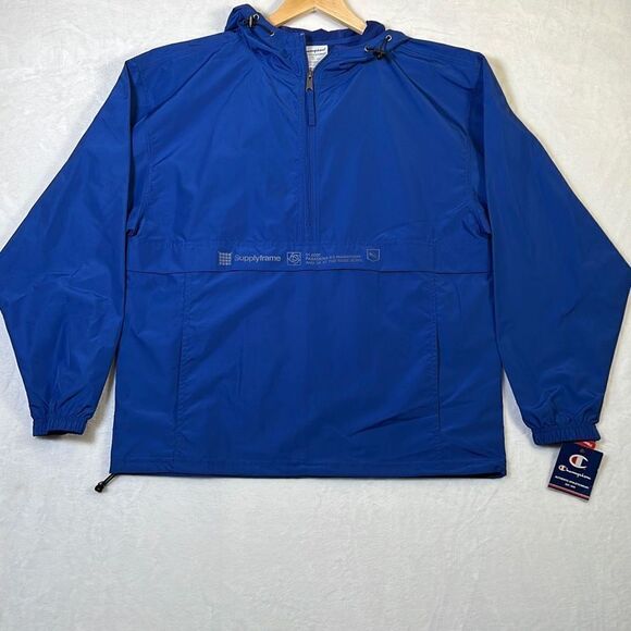 Champion athletic wear rose bowl marathon windbreaker-NWT- Men Medium - Picture 1 of 9